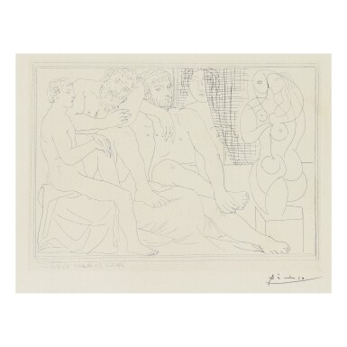 View full screen - View 1 of Lot 151. PABLO PICASSO | SCULPTEURS, MODÈLES ET SCULPTURE (B. 149; BA. 301).