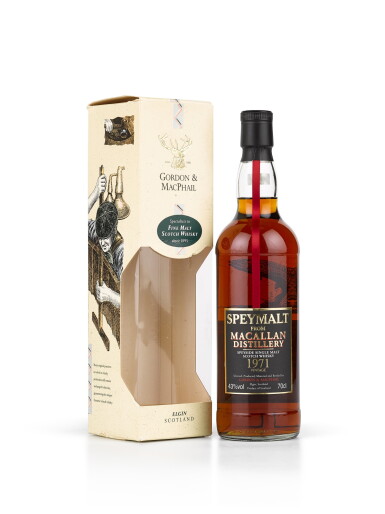 View full screen - View 1 of Lot 32. Gordon & Macphail - Speymalt From Macallan Distillery 1971 (1 BT70).