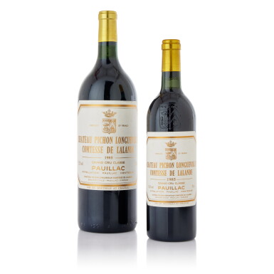 View full screen - View 1 of Lot 2967. Château Pichon Longueville, Lalande 1985 (12 BT).