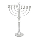 An Austrian Silver Hanukkah Lamp, Samuel Haber, Vienna, Circa 1915