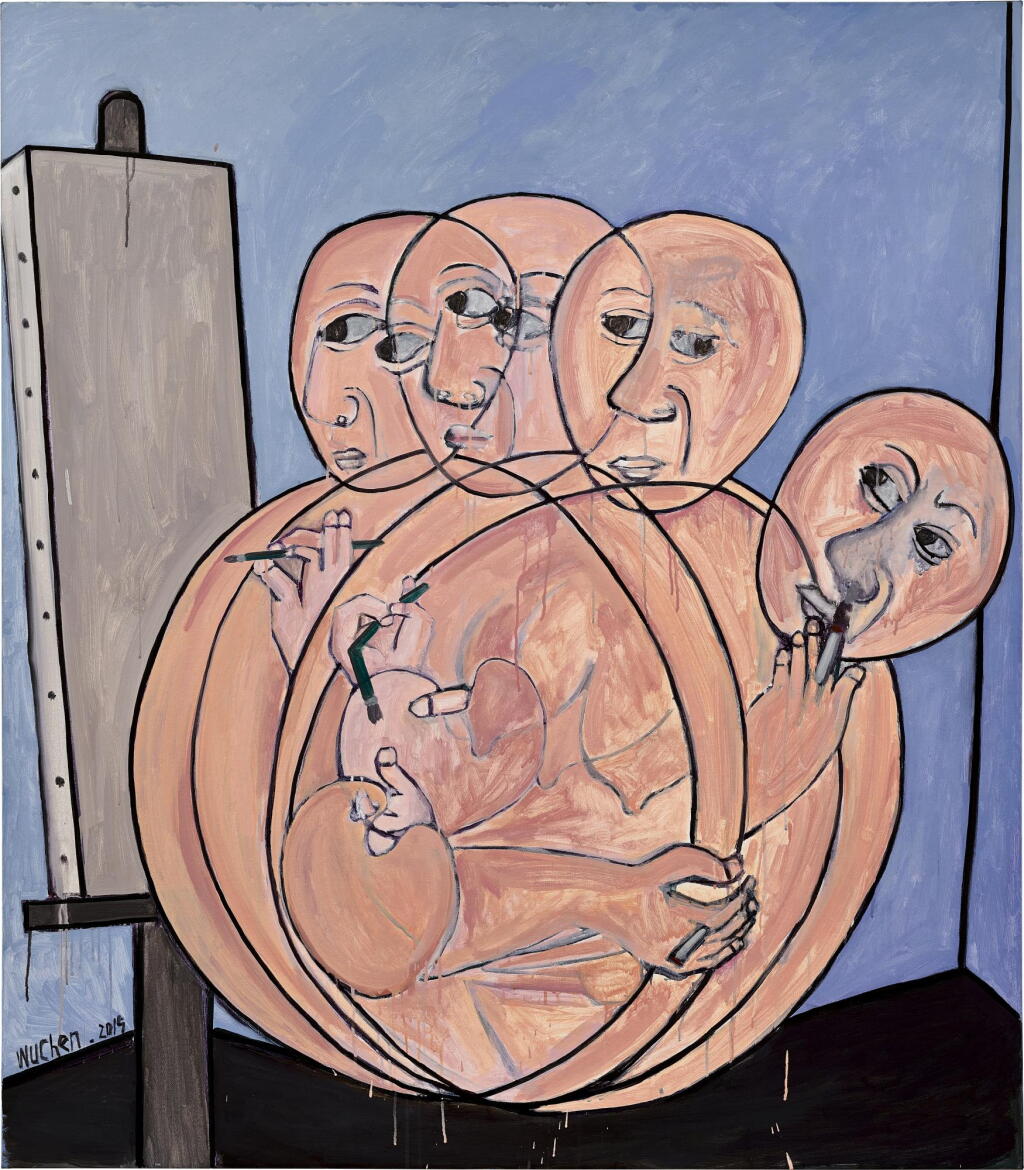 View full screen - View 1 of Lot 632. WU CHEN 武晨 | SELF PORTRAIT 自畫像.