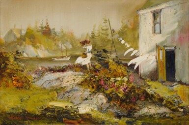 View full screen - View 1 of Lot 109. Lady in White, Stonehurst North.