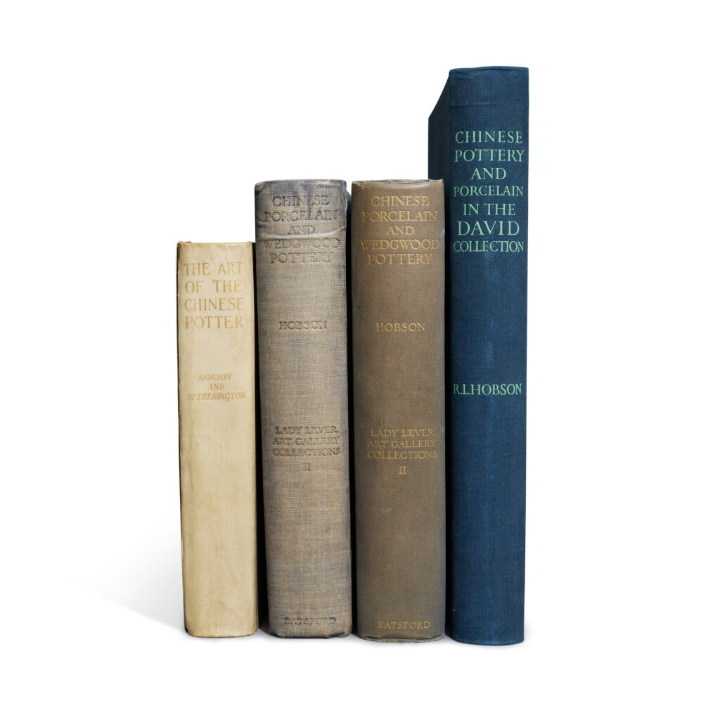 View full screen - View 1 of Lot 1203. R.L. Hobson, Four reference books on Chinese pottery and porcelain | R.L. Hobson 中國陶瓷及瓷器參考書一組四本.