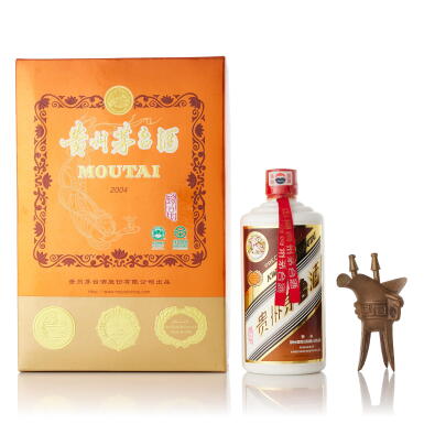 View full screen - View 1 of Lot 8387. 2004年產"飛天牌"貴州茅台酒(珍品) Kweichow Flying Fairy Precious Moutai 2004 (1 BT50).