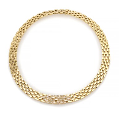 View full screen - View 1 of Lot 135. 'PANTHÈRE' DIAMOND NECKLACE (COLLANA 'PANTHÈRE' CON DIAMANTI) | CARTIER.