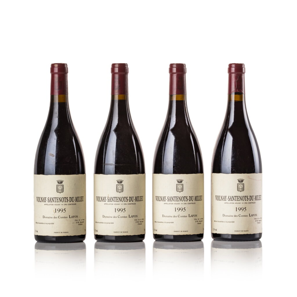 View full screen - View 1 of Lot 208. Volnay, Santenots du Milieu 1995 Domaine des Comtes Lafon (4BT).