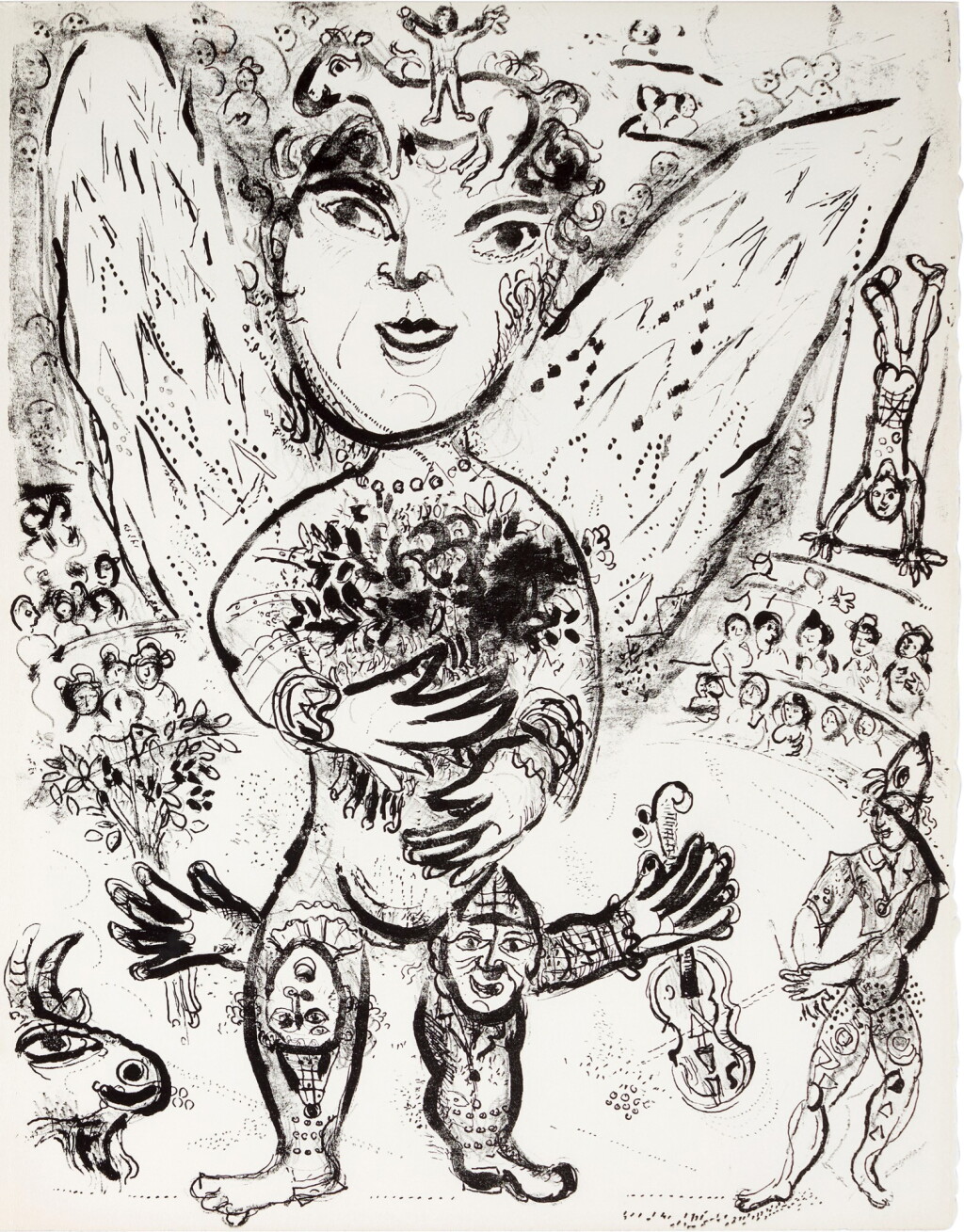 View full screen - View 1 of Lot 50. Le Cirque: One Plate (M. 509; C. Bks. 68).