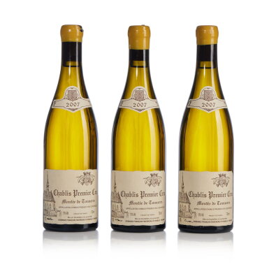 View full screen - View 1 of Lot 205. Chablis, Montée de Tonnerre 2007 Domaine Raveneau (3 BT).