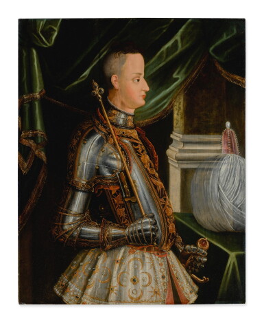 View full screen - View 1 of Lot 61. Sold Without Reserve | SOUTH GERMAN SCHOOL, CIRCA 1600 | PORTRAIT OF AN AMBASSADOR.