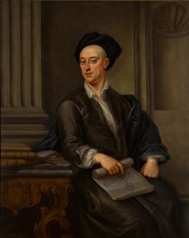 View full screen - View 1 of Lot 204. Portrait of Sir James Darcy Lever (1703–1742).