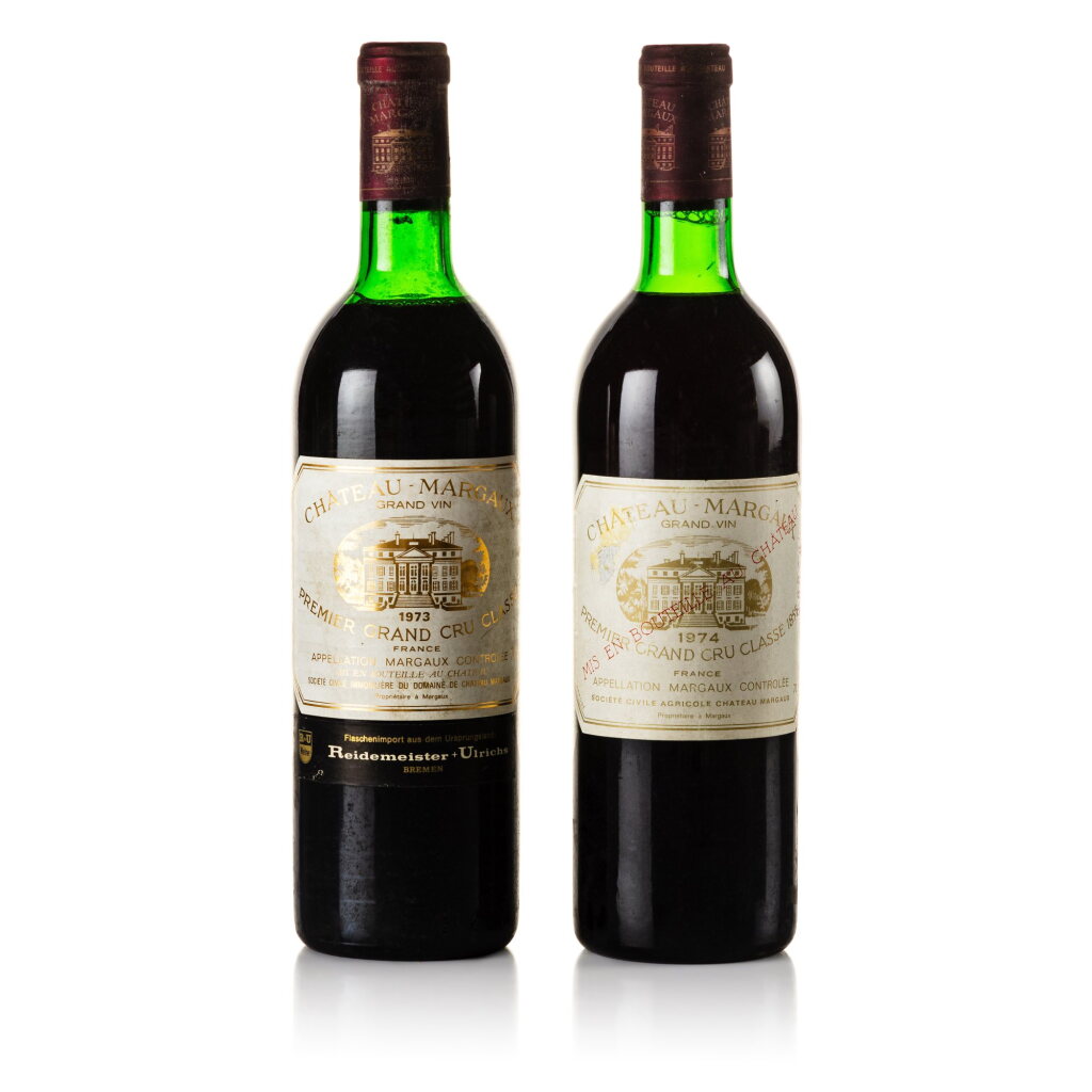 View full screen - View 1 of Lot 439. Château Margaux 1973/1974 (2 BT).