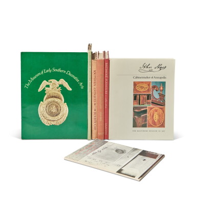 View full screen - View 1 of Lot 1317. A Group of American Southern Furniture and Decorative Arts Books, Approximately 17 Volumes.