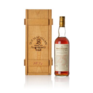 View full screen - View 1 of Lot 7084. The Macallan 25 Year Old Anniversary Malt 43.0 abv 1971 (1 BT75).