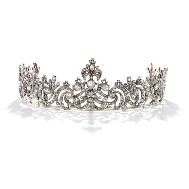 View full screen - View 1 of Lot 256. DIAMOND TIARA, CIRCA 1790.