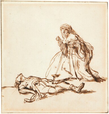 View full screen - View 1 of Lot 87. ATTRIBUTED TO FERDINAND BOL | PYRAMUS AND THISBE.