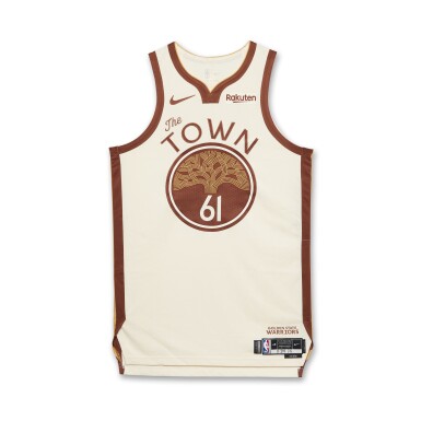 View full screen - View 1 of Lot 39. Pat Spencer Golden State Warriors 2025-2026 Game Issued City Edition Jersey | Probable Wear.