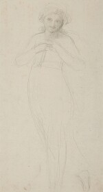 Emma Hamilton as a wood nymph