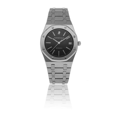 View full screen - View 1 of Lot 452. AUDEMARS PIGUET | ROYAL OAK REF 4100ST, A STAINLESS STEEL AUTOMATIC WRISTWATCH CIRCA 1980.