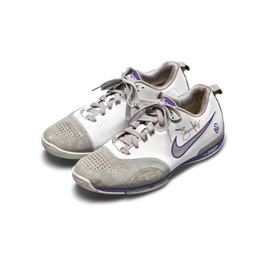 View full screen - View 1 of Lot 811. Nike Steve Nash Dual Signed Game Worn Zoom BB .