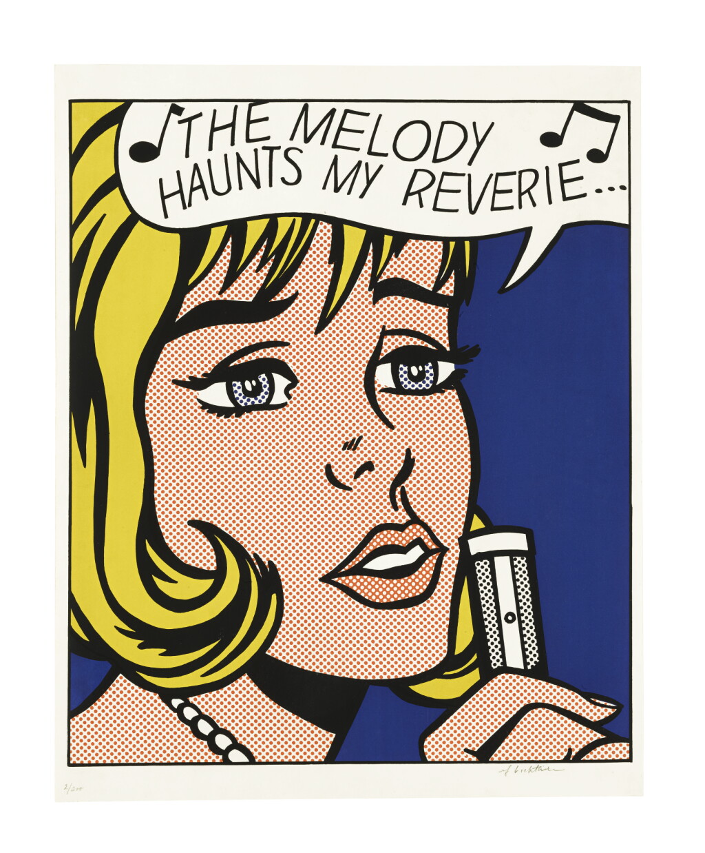 全萤幕检视 - 查看52ROY LICHTENSTEIN | REVERIE (C. 38)的1