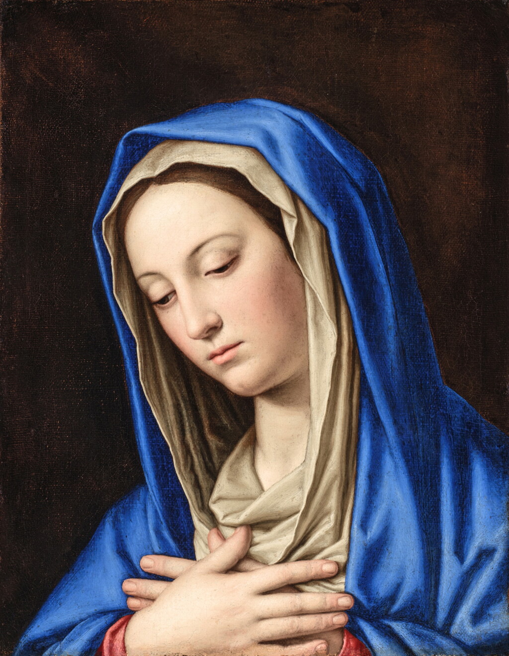 View full screen - View 1 of Lot 16. Madonna at Prayer.