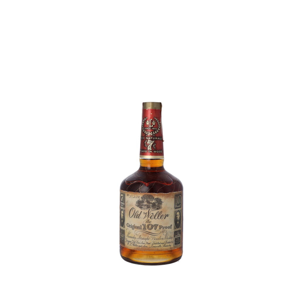 View full screen - View 1 of Lot 166. Old Weller Antique 7 Year Old 107 proof NV (1 BT75).