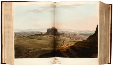 View full screen - View 1 of Lot 56. Hobhouse. A Journey through Albania, and other provinces of Turkey ... to Constantinople. 1813. 4to, speckled calf .