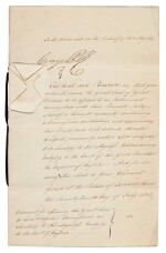 George IV | Two documents signed, as Prince Regent, relating to Russia, 1812-13