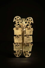 Diquís Gold Figural Pendant with Dangles