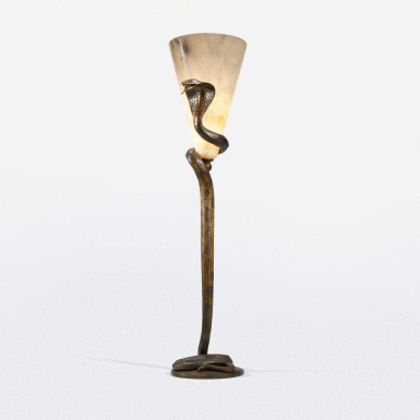 View full screen - View 1 of Lot 94. "Cobra" Table Lamp.