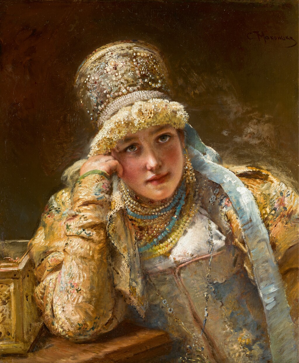 Файл:Konstantin Makovsky - Little Charmers at the Fence in Winter (1868).jpeg -