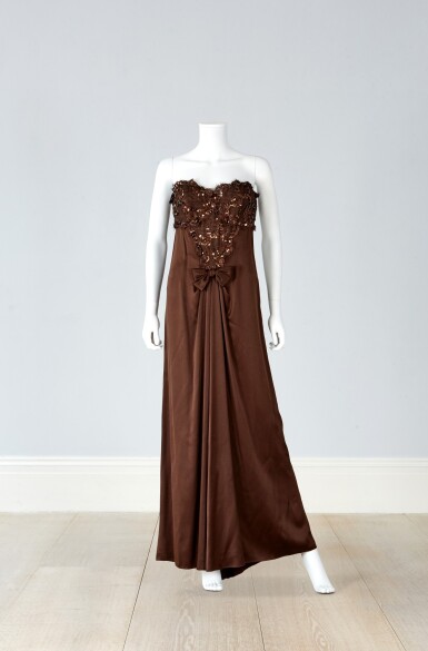 View full screen - View 1 of Lot 38. Haute Couture Fourreau Evening Dress, Autumn/Winter Collection, 1991.