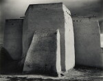 Ranchos de Taos, Rear of Church, Storm