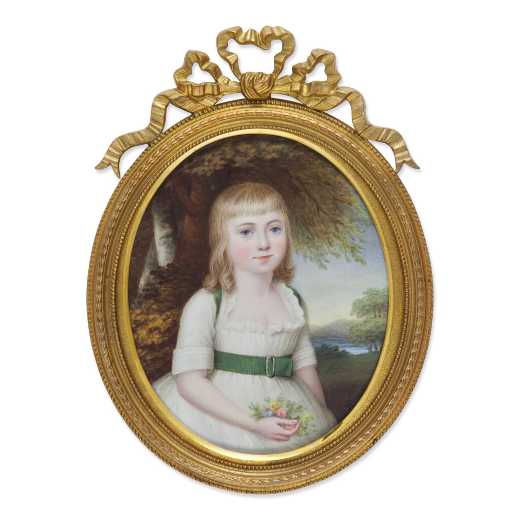 View full screen - View 1 of Lot 538. Portrait of Miss Catherine Payton Fox (d. 1823).