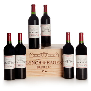 View full screen - View 1 of Lot 8162. Château Lynch Bages 2010 (12 BT).