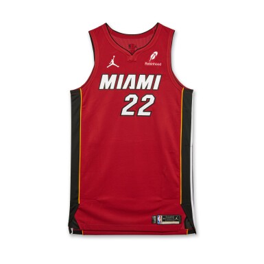 View full screen - View 1 of Lot 125. Andrew Wiggins Miami Heat 2025 NBA Playoffs Eastern Conference Round 1 Game Worn Statement Edition Jersey | Game 1 .