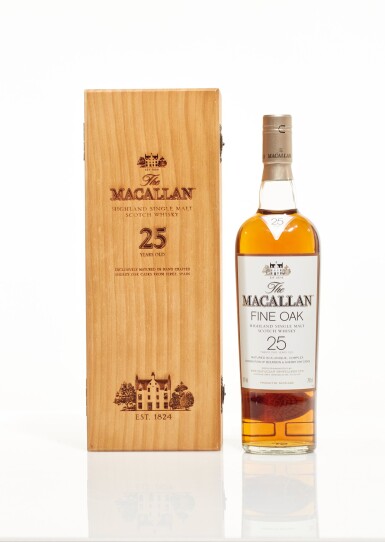 View full screen - View 1 of Lot 16. The Macallan Fine Oak 25 Year Old 43.0 abv NV (1 BT70cl).