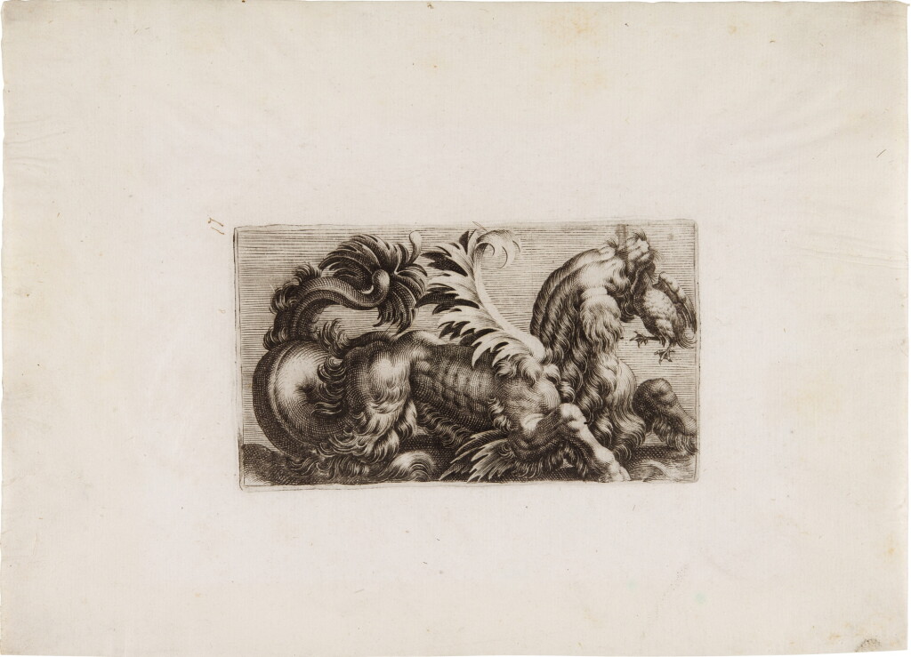 View full screen - View 1 of Lot 16. A Chimera Devouring a Bird.