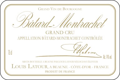 View full screen - View 1 of Lot 488. Bâtard Montrachet 2015 Louis Latour (6 BT).