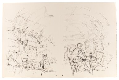 View full screen - View 1 of Lot 36. Paris sans fin. 1969. 150 lithographies originales. Tirage à 270 exemplaires sur Arches..