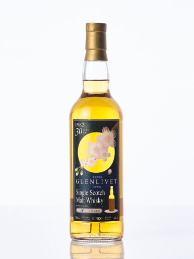 View full screen - View 1 of Lot 6044. Glenlivet 30 Years Old Selected by Kinko 44.4 abv 1982 (1 BT70).
