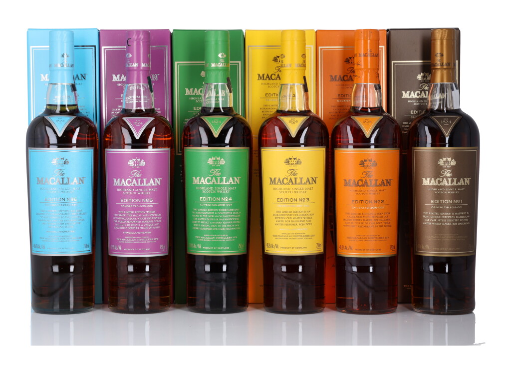 View full screen - View 1 of Lot 64. The Macallan Edition No. 1 - 6 NV (6 BT 75cl).