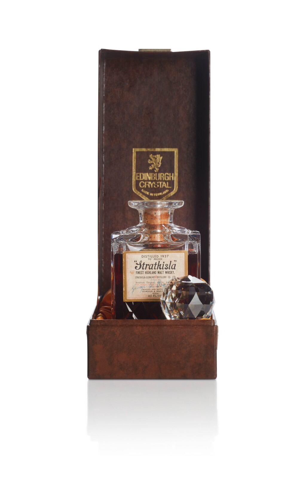View full screen - View 1 of Lot 85. Strathisla Gordon & MacPhail 70.0 abv 1937 .
