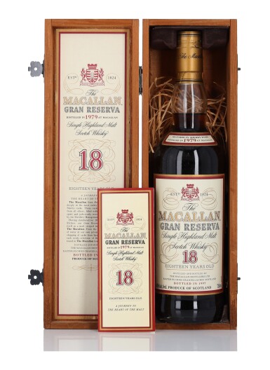 View full screen - View 1 of Lot 15. The Macallan 18 Year Old Gran Reserva 40.0 abv 1979 (1 BT 75cl).