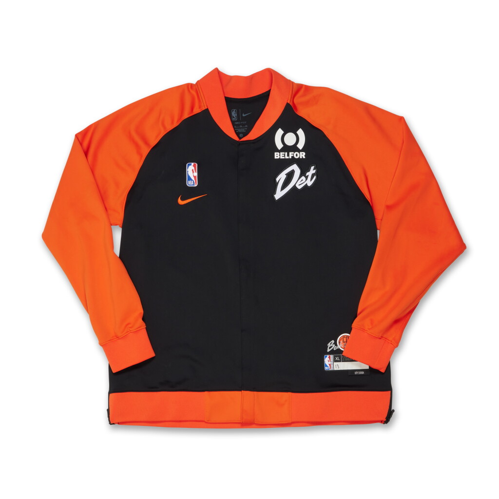 View full screen - View 1 of Lot 202. Ron Harper Detroit Pistons 2024-2025 City Edition Warmup Set.