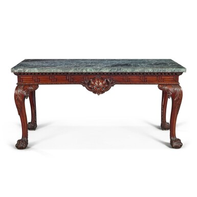 View full screen - View 1 of Lot 36. George II Mahogany Console Table, Circa 1745.