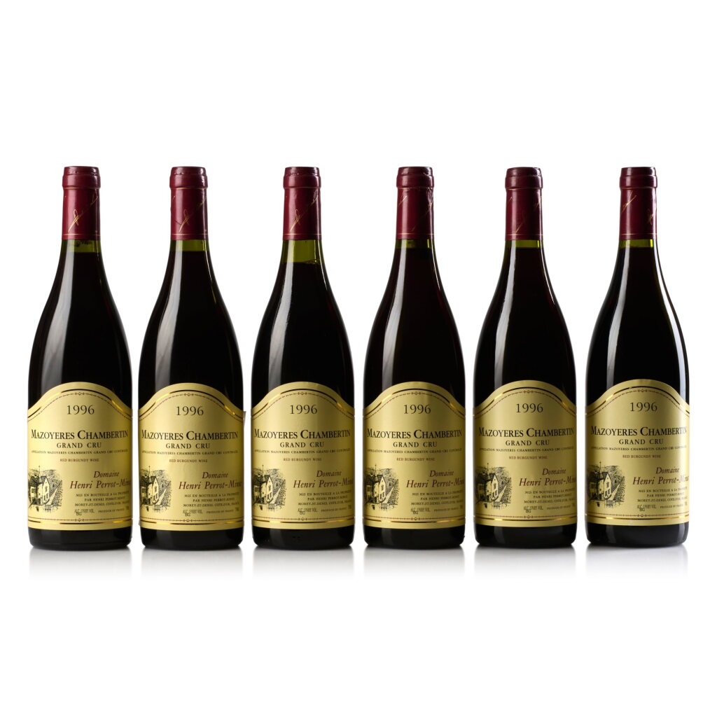 View full screen - View 1 of Lot 204. Mazoyères Chambertin 1996 Domaine Perrot-Minot (12 BT).