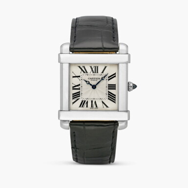 View full screen - View 1 of Lot 2233. Tank Chinoise "CPCP", Reference 2685G | A limited edition platinum wristwatch, Circa 2005.