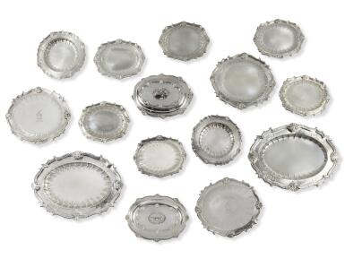 View full screen - View 1 of Lot 556. An Edwardian Silver Dinner Service in Lamerie Style, Crichton, London, 1905-1914.
