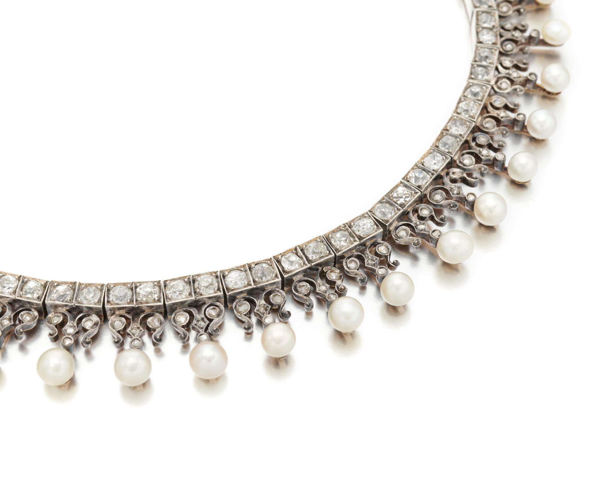 Collana DAMIANI, Oro Bianco/Rosa, Perla di Mare Collana DAMIANI, Oro Bianco/Rosa, Perla di Mare